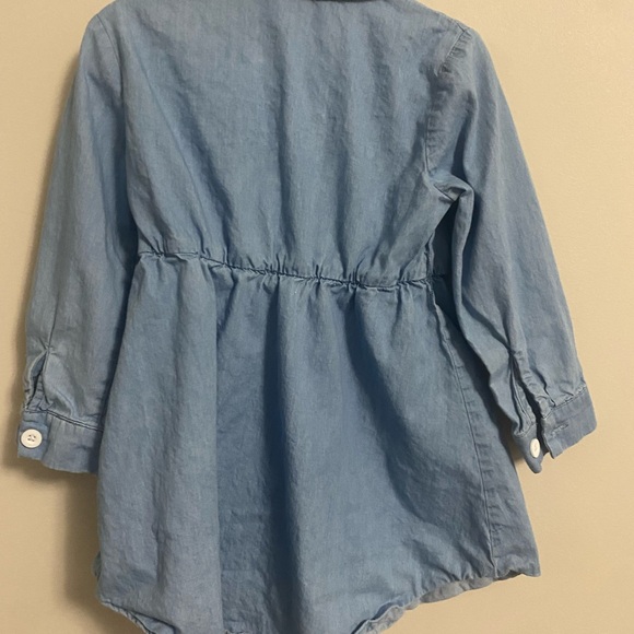 5/$25 Girls' PatPat Denim Dress 4-5Y Blue - Picture 2 of 5